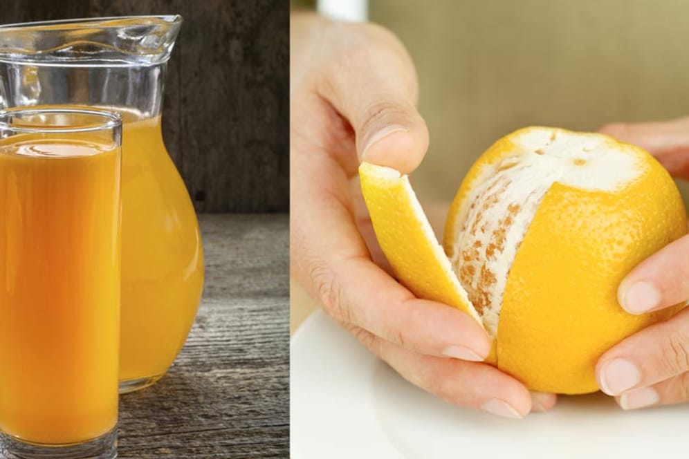 Orangen enhalten wertvolle Nährstoffe. In flüssiger Form nimmt sie der Körper jedoch besser aus als beim Verzehr frischer Früchte.