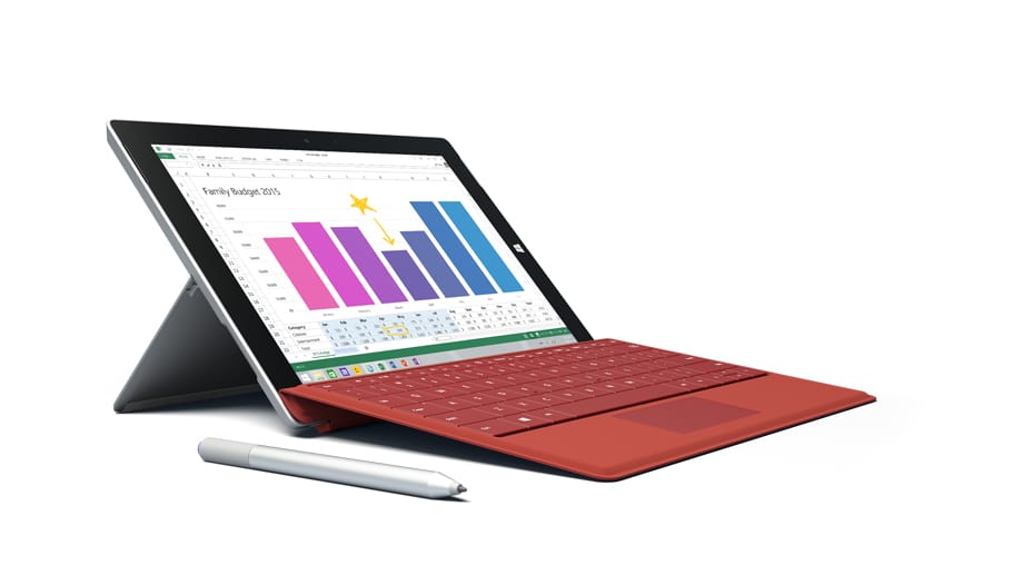 Ohne Medienrummel schickt Microsoft sein neues Windows-Tablet Surface 3 ins Rennen. Es soll vor allem Notebooks ersetzen.