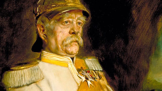 Preuße, Staatsmann und Architekt des 19. Jahrhunderts: Otto von Bismarck (1815-1898).