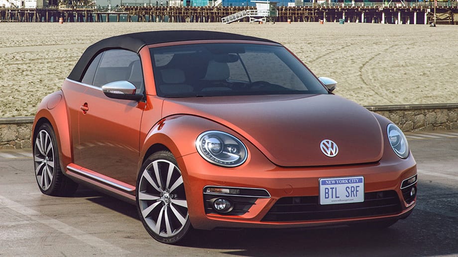 Eine andere Art von Luxus leistet sich Volkswagen: Vier Beetle-Studien stehen in Manhattan, dieser hier heißt "Cabriolet Wave".