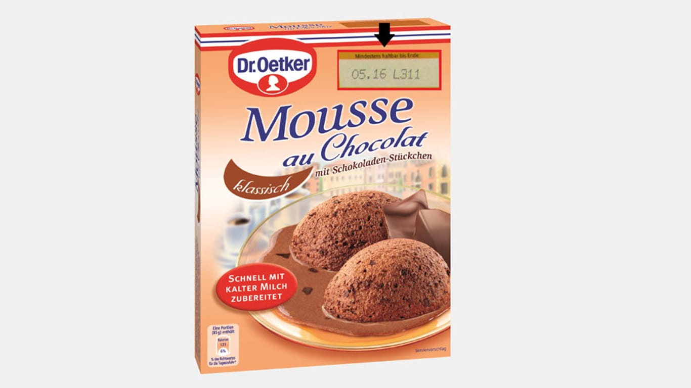 Rückruf "Mousse au Chocolat klassisch"