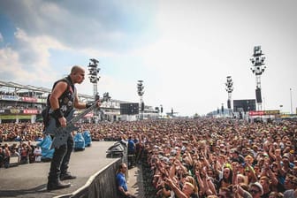 Die Band Trivium im Juni vergangenen Jahres beim Rockfestival "Rock am Ring".