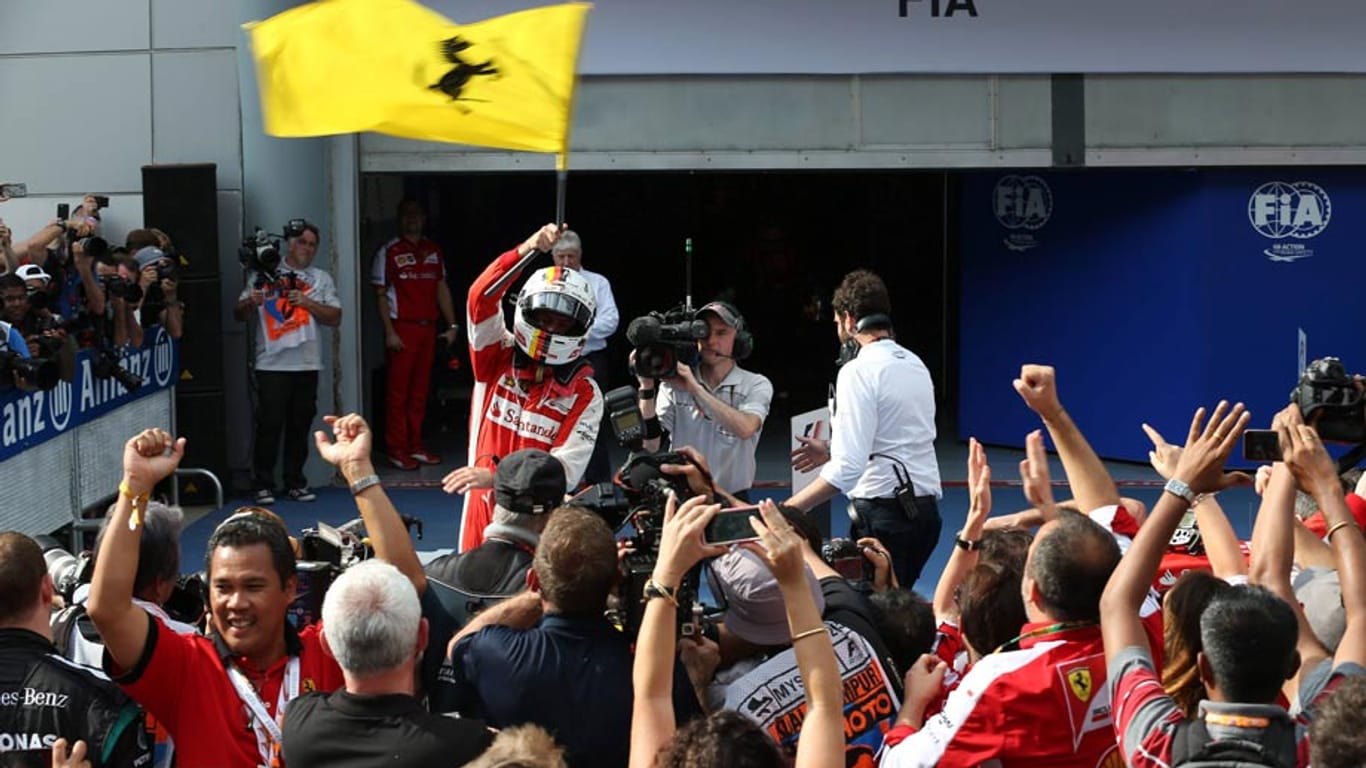 Sebastian Vettel lebt den Ferrari-Traum.