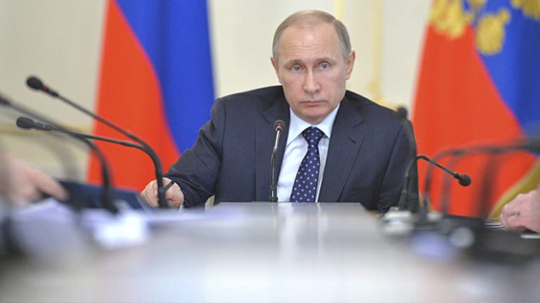 Wladimir Putin lässt im Konflikt um die Ukraine die Muskeln spielen.