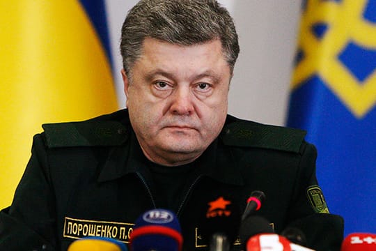 Der ukrainische Präsident Petro Poroschenko