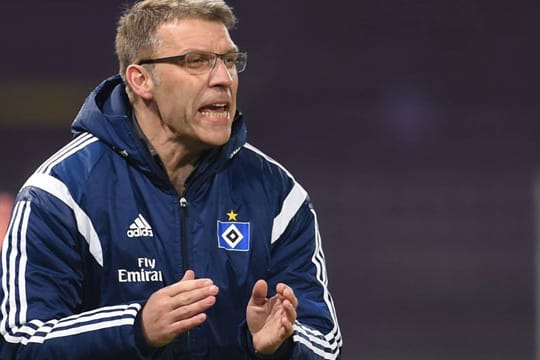 Peter Knäbel soll den HSV zum Klassenerhalt führen - und dann Platz für Thomas Tuchel machen.