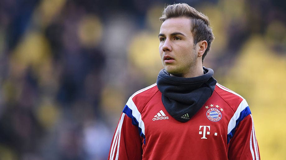 Mario Götze hat in seiner ersten Bundesliga-Saison für den FC Bayern 2013/14 zehn Tore erzielt und acht Vorlagen gegeben.