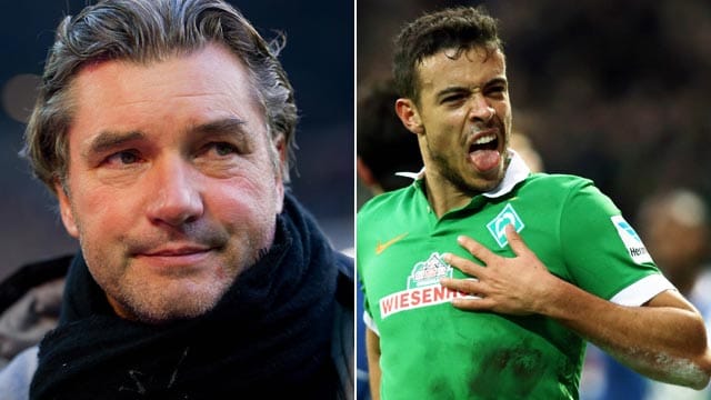 Sportdirektor Michael Zorc (li.) und Borussia Dortmund sollen an Werder-Stürmer Franco Di Santo interessiert sein. Sportdirektor Michael Zorc (li.) und Borussia Dortmund sollen an Werder-Stürmer Franco Di Santo interessiert sein.