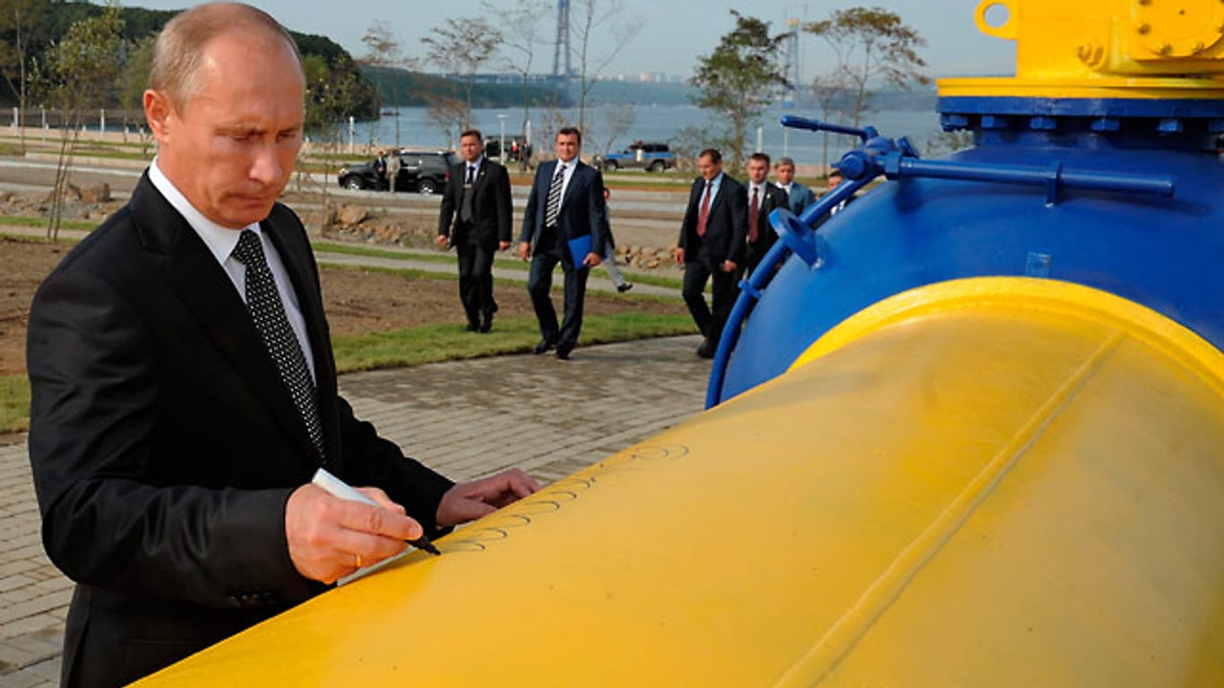 Russlands Präsident Putin will Griechenland mit einer Gas-Pipeline locken - und zu Einnahmen verhelfen.