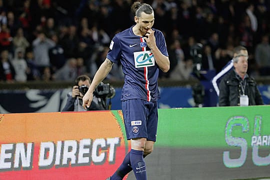 Zlatan Ibrahimovic hat seine Nerven nicht immer im Griff.