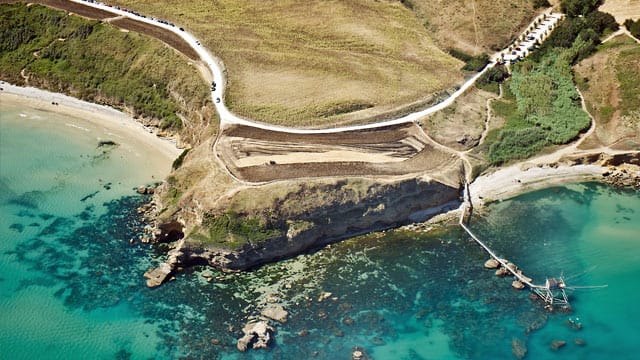 So schön und unberührt kann die Adriaküste sein - hier in den Abruzzen.