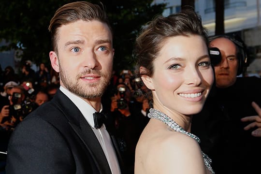 Justin Timberlake und Jessica Biel.