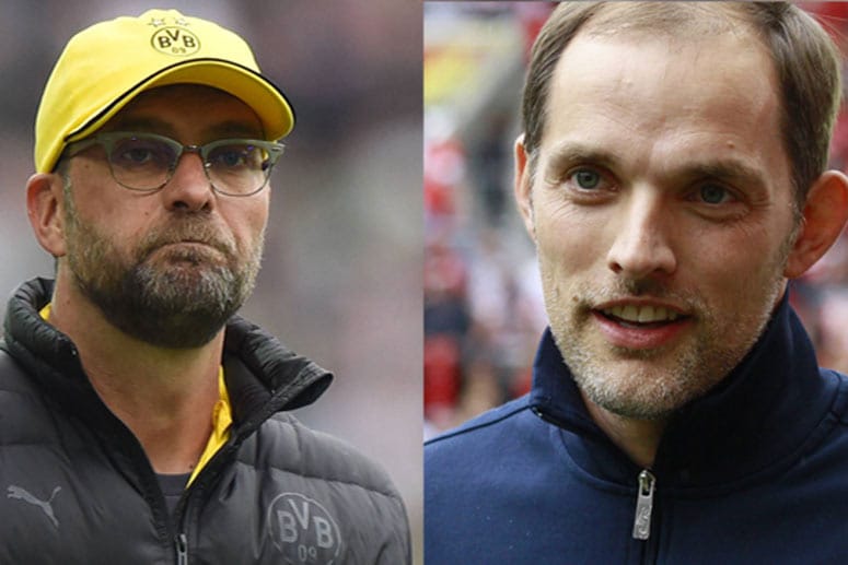 Jürgen Klopp (li.) geht bald von Bord - Thomas Tuchel soll kommen.