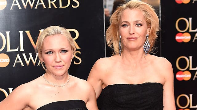 "Akte X"-Star Gillian Anderson (46) und ihre Tochter Piper Maru Klotz (20).