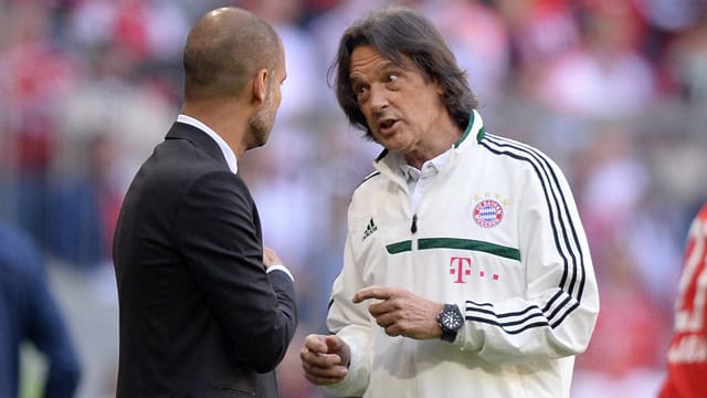 Waren oftmals unterschiedlicher Meinung: Bayerns Star-Trainer Pep Guardiola (li.) und Mannschaftsarzt Hans-Wilhelm Müller-Wohlfahrt. Waren oftmals unterschiedlicher Meinung: Bayerns Star-Trainer Pep Guardiola (li.) und Mannschaftsarzt Hans-Wilhelm Müller-Wohlfahrt.