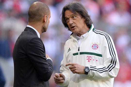 Waren oftmals unterschiedlicher Meinung: Bayerns Star-Trainer Pep Guardiola (li.) und Mannschaftsarzt Hans-Wilhelm Müller-Wohlfahrt.