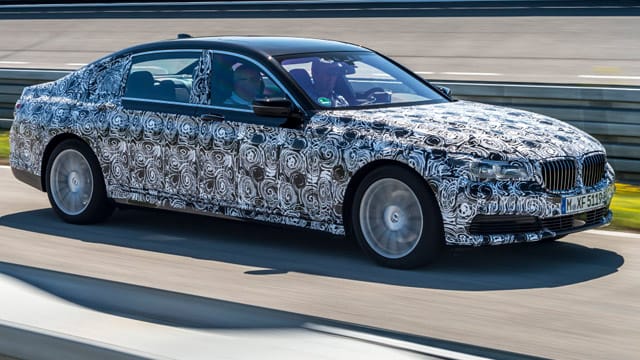 Der neue BMW 7er auf den letzten Erprobungsfahrten.