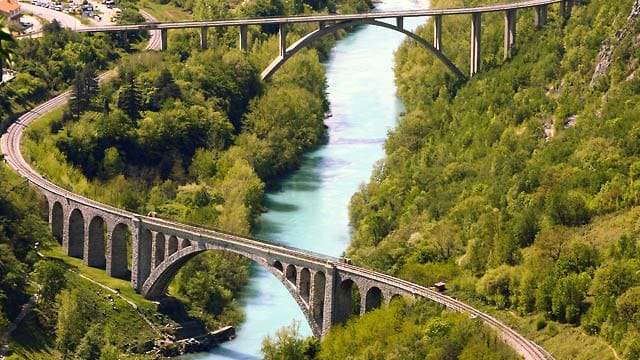 Das Soča-Tal in Slowenien.