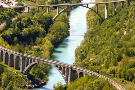 Das Soča-Tal in Slowenien.