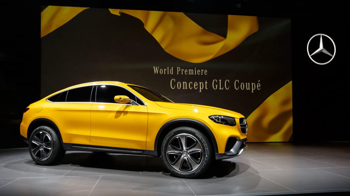 Enthüllt in Schanghai: Das neue Mercedes GLC Coupé.