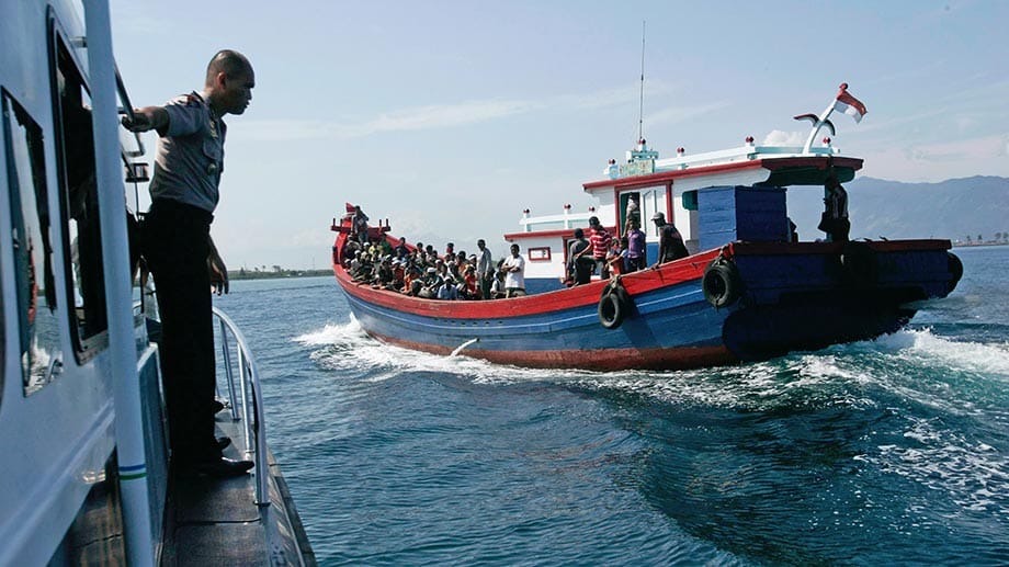 Dieses Flüchtlingsboot wurde 2013 vom australischen Militär nach Indonesien zurückgeschickt.