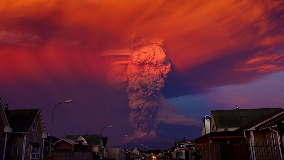 In Chile gibt es insgesamt 90 aktive Vulkane. Der Calbuco gehört zu den drei gefährlichsten.