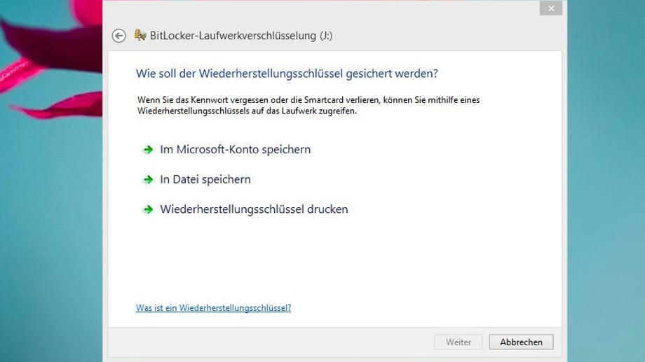 BitLocker unter Windows 8 aktivieren