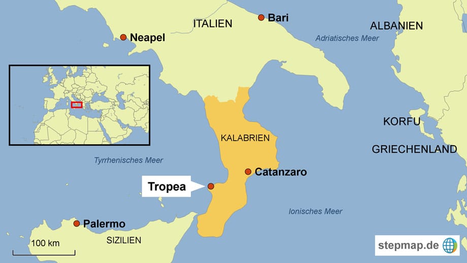 Kalabrien ist der südlichste Zipfel des italienischen Festlandes.