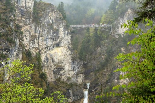 Von der Marienbrücke aus hat man einen fantastischen Blick auf das Schloss Neuschwanstein.