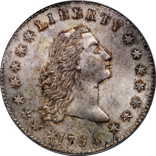 Ein Silber-Dollar von 1794