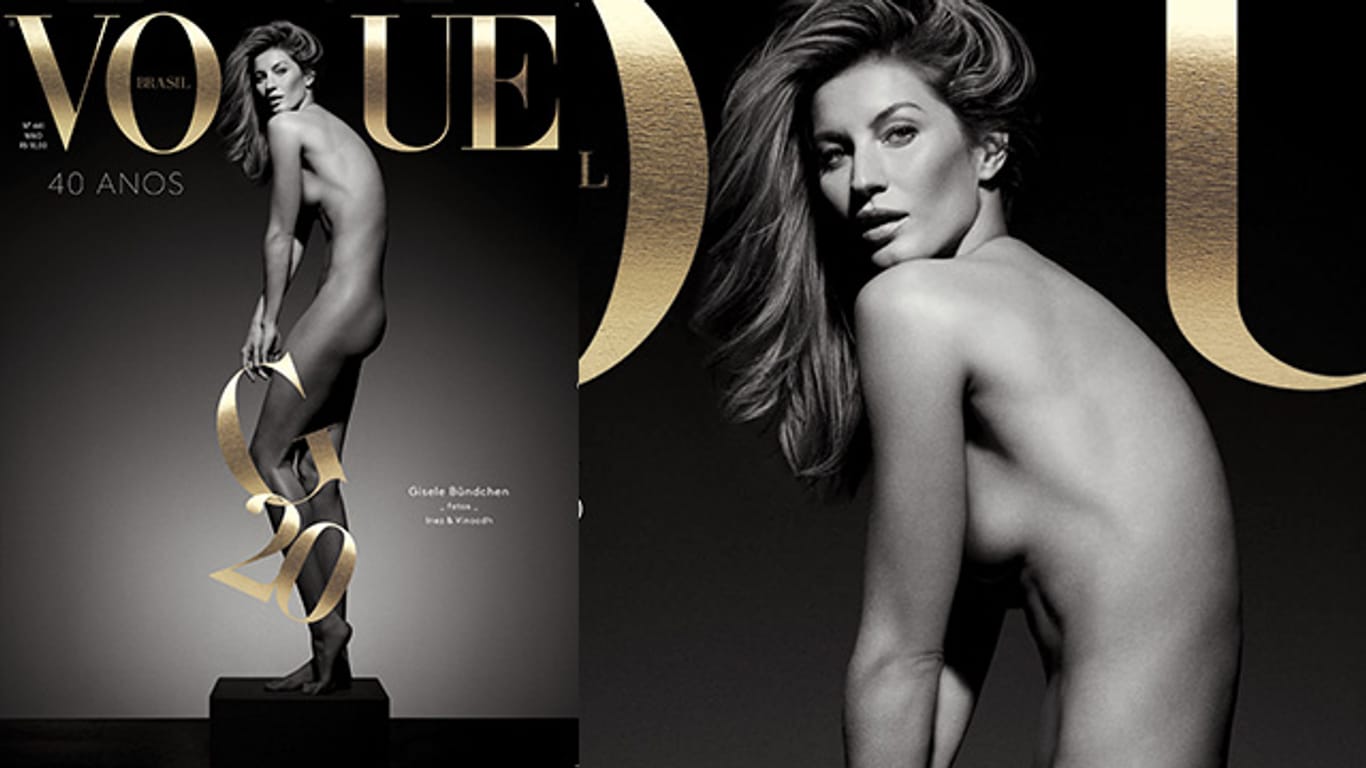 Gisele Bündchen auf dem Cover der brasilianischen "Vogue".