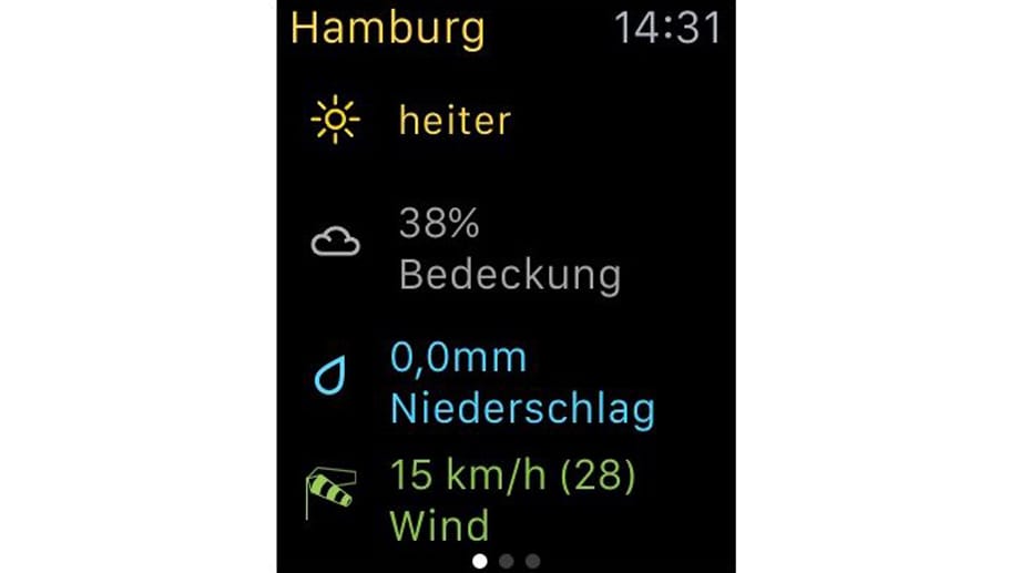Wie wird das Wetter? Mehr Informationen als Apples Wetter-App liefert Weather Pro. Dafür kostet die App aber auch drei Euro.
