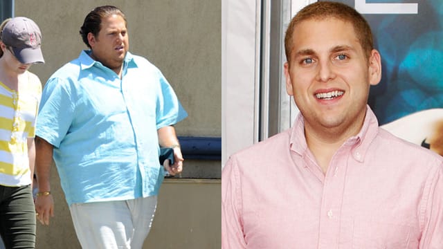 Schauspieler Jonah Hill hat wieder zugelegt. Das Bild rechts zeigt ihn deutlich schlanker im Jahr 2011.