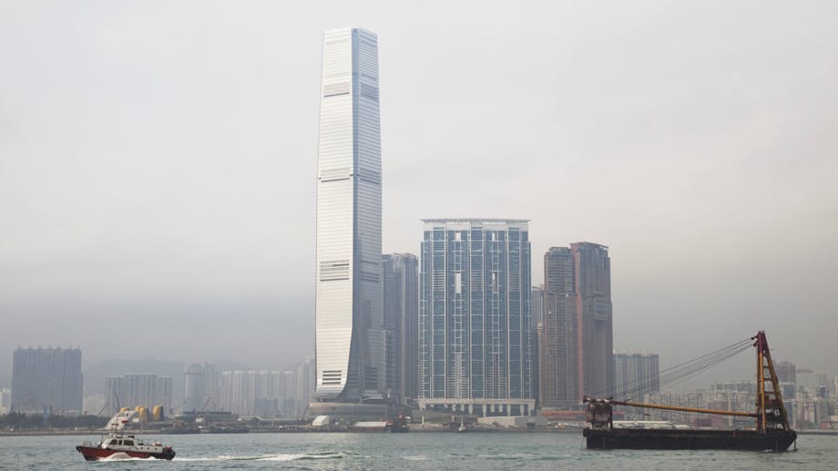 Das "International Commerce Center" in Hongkong verdrängt die neue Aussichtsplattform in New York knapp aus den Top Ten.
