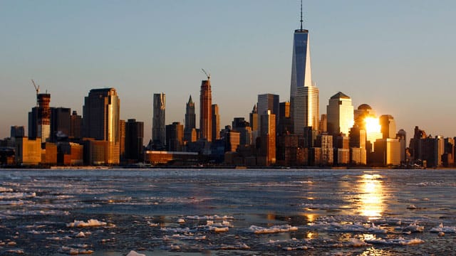 Die neue Aussichtsplattform im "One World Trade Center" eröffnet Ende Mai.