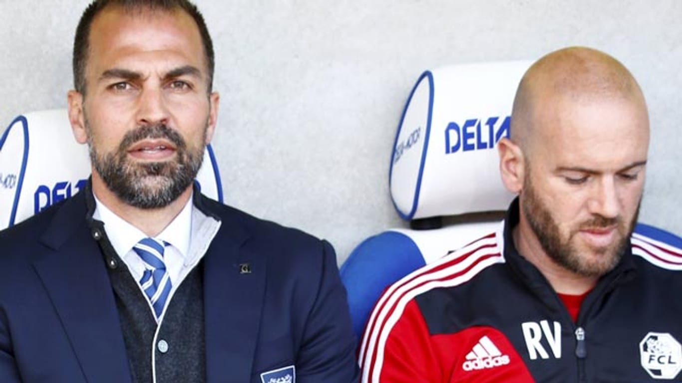 Markus Babbel und Roland Vrabec sitzen seit Januar gemeinsam auf der Trainerbank des FC Luzern.
