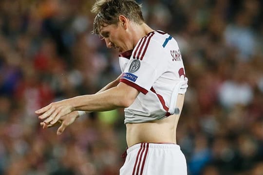 Schwache Vorstellung in Barcelona: Bastian Schweinsteiger ist derzeit meilenweit von der Topform vergangener Tage entfernt.