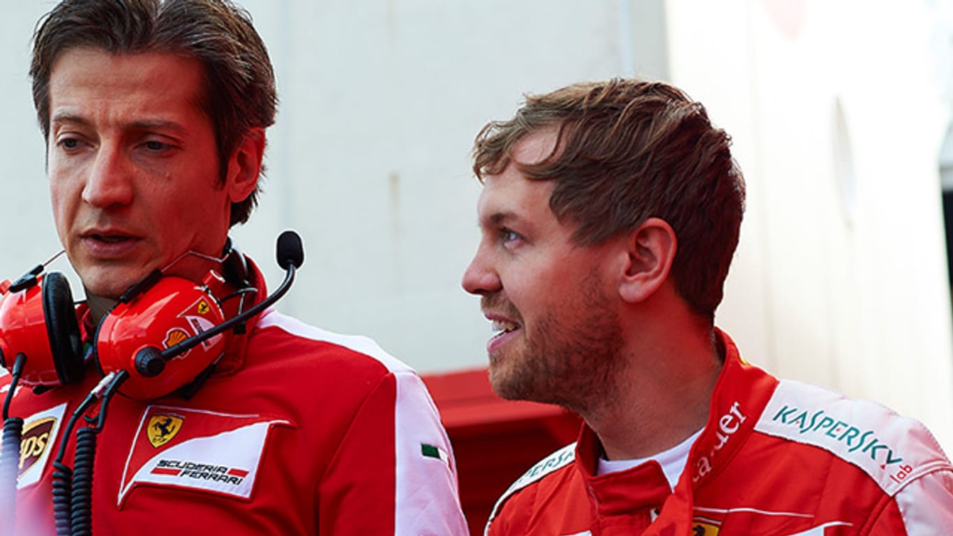 In Barcelona ist Massimo Rivola (li.) nicht mehr an Vettels Seite.