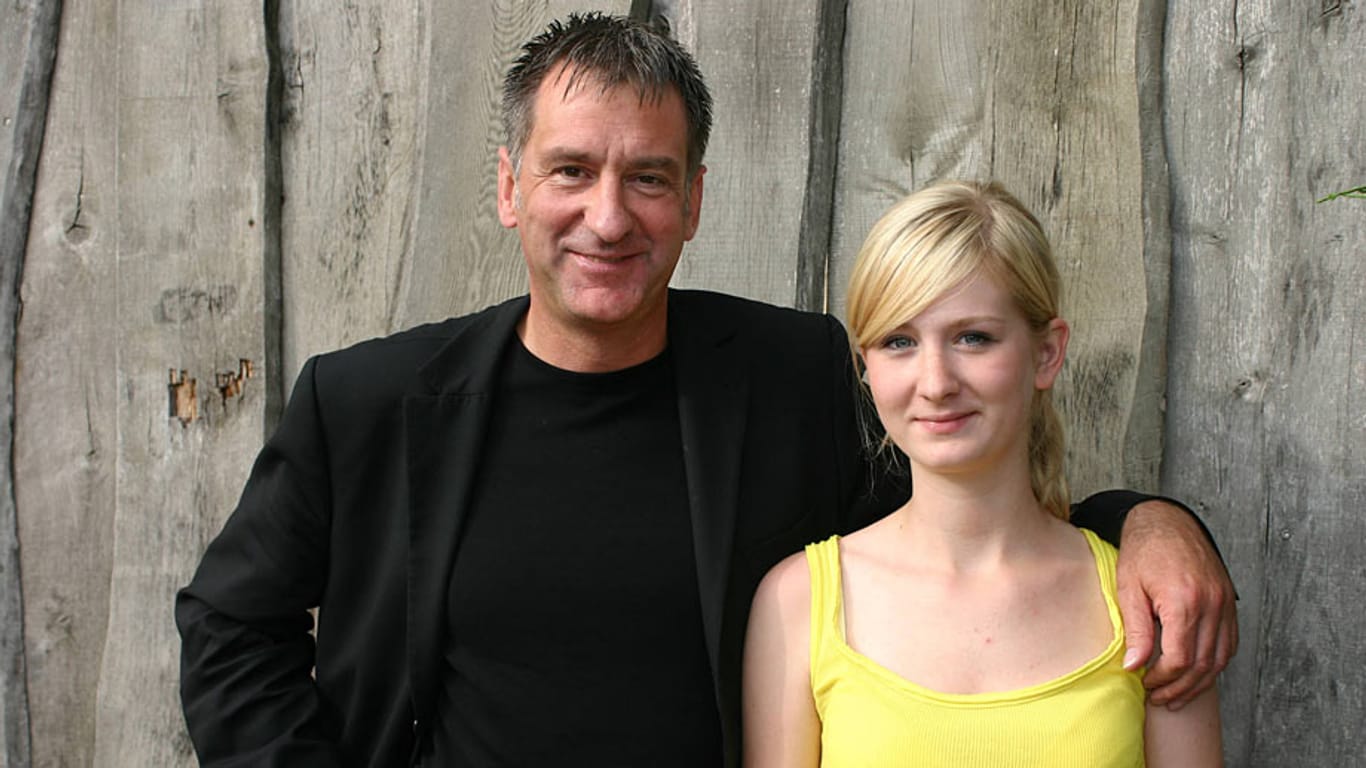 Eike Immel und seine Tochter Désirée im Jahr 2008.