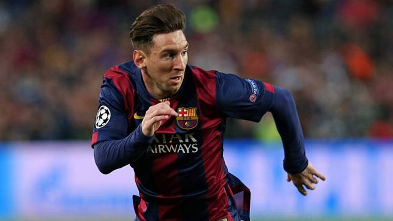 Barca-Star Lionel Messi in Aktion.