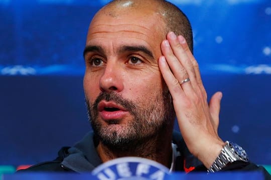Pep Guardiola fand auf der Pressekonferenz deutliche Worte.