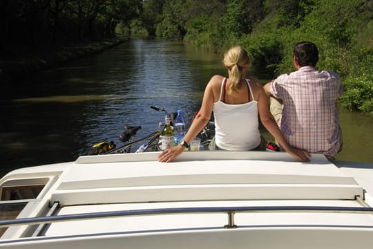 Entspannung auf dem Canal du Midi.