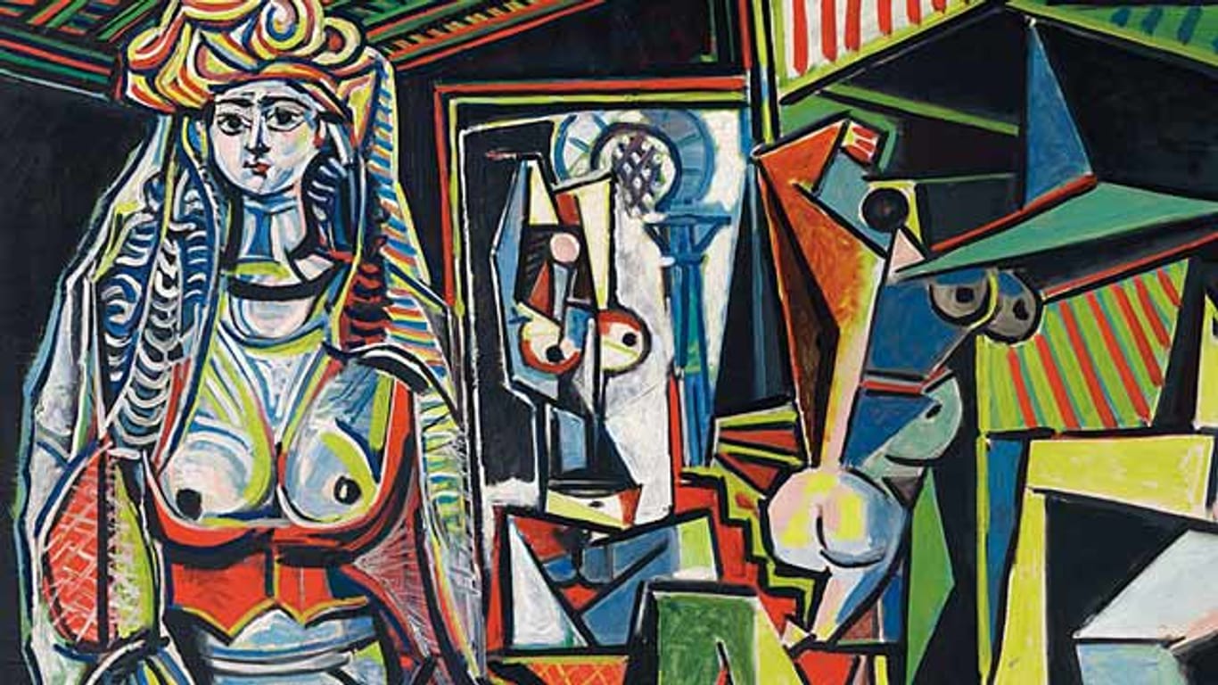 Das ist das vielgepriesene Werk: Pablo Picassos "Les femmes d'Alger" (Die Frauen aus Algier).