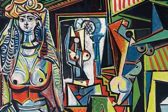 Das ist das vielgepriesene Werk: Pablo Picassos "Les femmes d'Alger" (Die Frauen aus Algier).