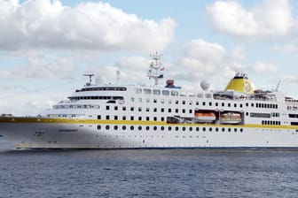 Die MS "Hamburg" kann zur Zeit nicht über die Meere schippern