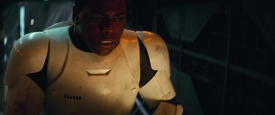 Einer der Protagonisten in "Star Wars: Das Erwachen der Macht" ist Finn (John Boyega), ein abtrünniger Stormtrooper.