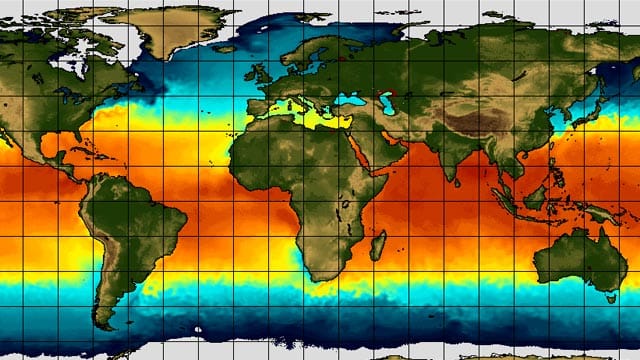 Die Verteilung der Ozeantemperaturen: Eine Störung dieses komplexen Gefüges hat meistens katastrophale Folgen.