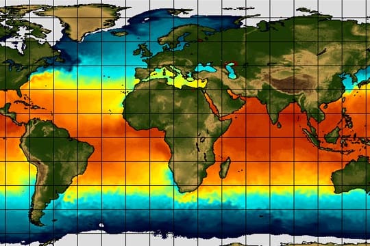 Die Verteilung der Ozeantemperaturen: Eine Störung dieses komplexen Gefüges hat meistens katastrophale Folgen.
