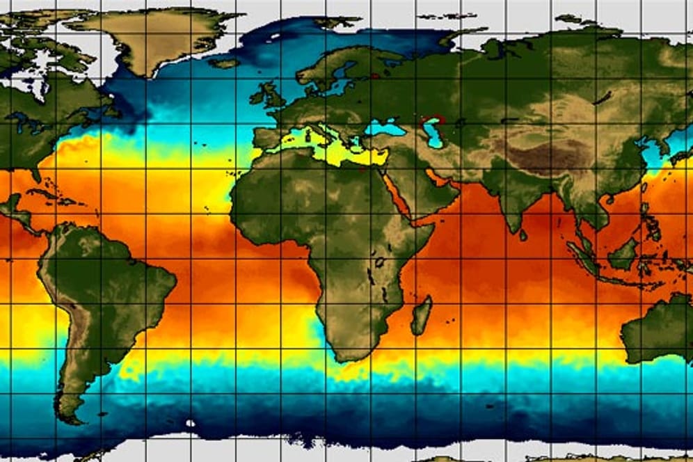 Die Verteilung der Ozeantemperaturen: Eine Störung dieses komplexen Gefüges hat meistens katastrophale Folgen.
