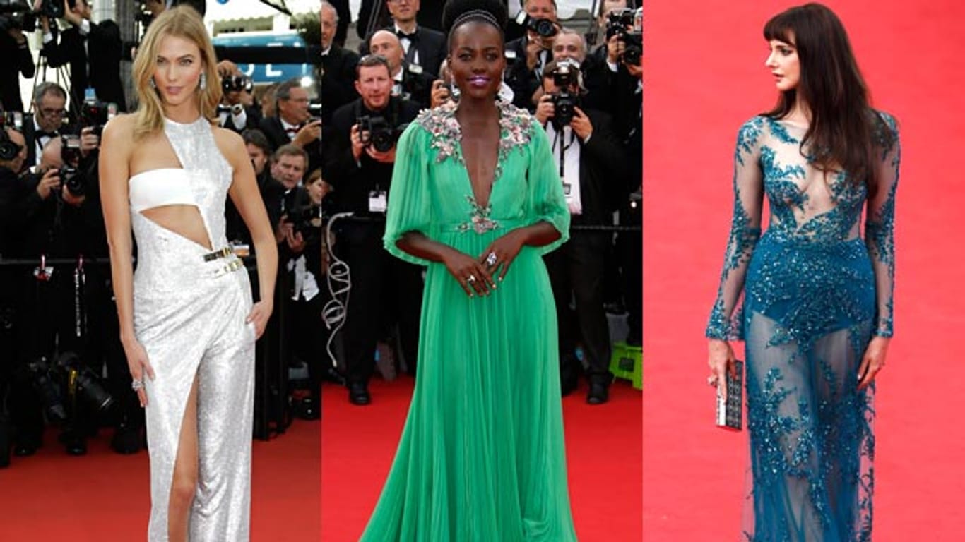 Karlie Kloss, Lupita Nyong'o und Frédérique Bel bei den Filmfestspielen von Cannes.